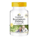 Bromelain 250mg - hochdosiert - 250 Kapseln - vegan - Ananasenzym | Warnke Vitalstoffe