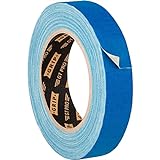 GRIP Eventbasics Hula Hoop Tape blau, GT PRO Gewebeband blau, 25 mm x 25 m, Gaffa Tape matt, ablösbar