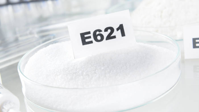 E-621, Mononatriumglutamat oder einfach Glutamat, ein umstrittener Lebensmittelzusatzstoff
