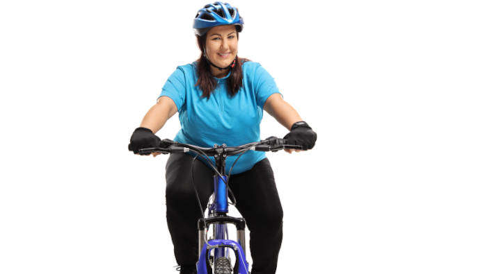 Abnehmen mit Rad fahren: Besser mit Helm!